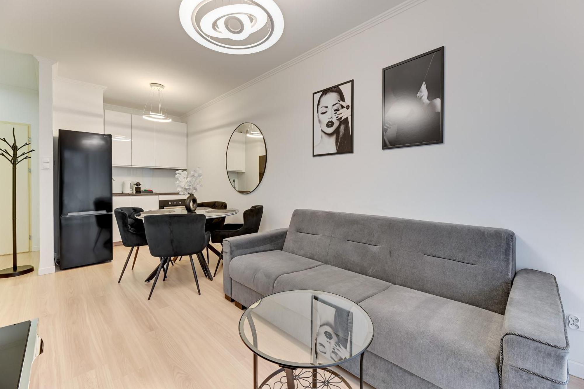 Grano Residence - Pool, Sauna, Spa & Parking By Downtown Apartments Gdansk Oda fotoğraf